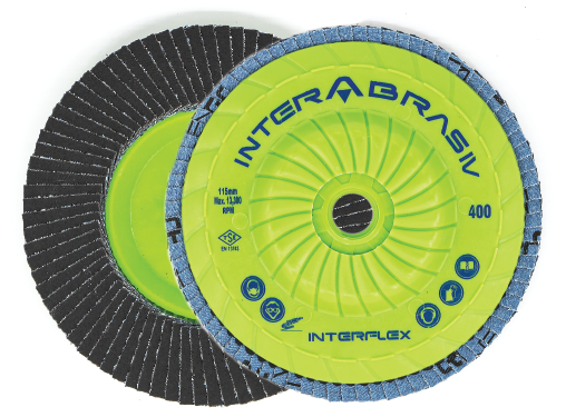 Interflex SC421X CAM - TAŞ FLAP DİSK- STANDART KONIK YESIL M14