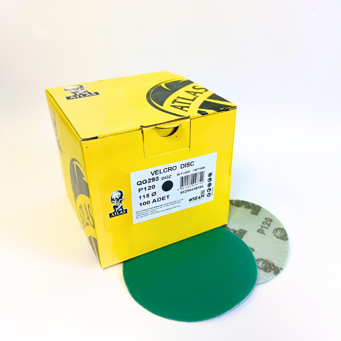 Atlas Film Cırtlı Disk Zımpara 115 mm (Toptan) - Görsel 3